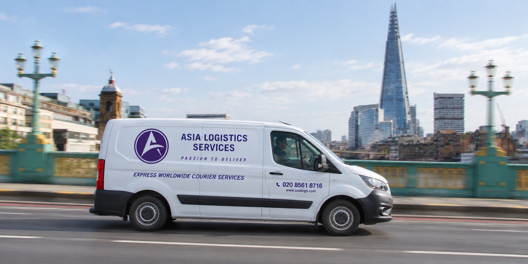 Asia Logistics same day delivery van in London